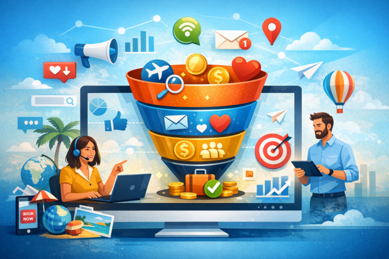 Funil Digital para Agência de Turismo